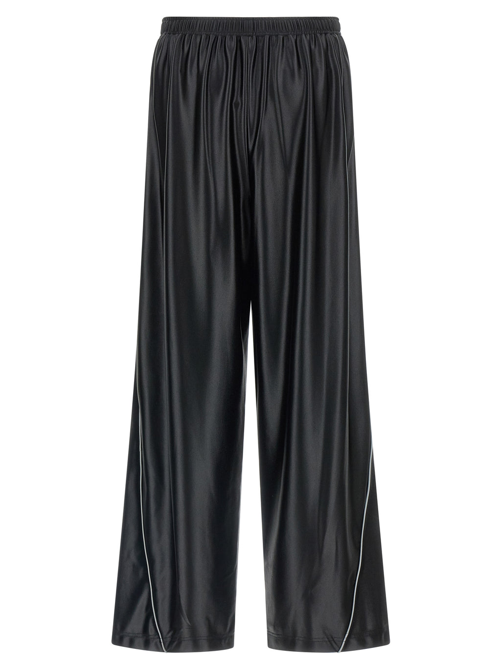 Black Polyester Joggers (Workout Pants)