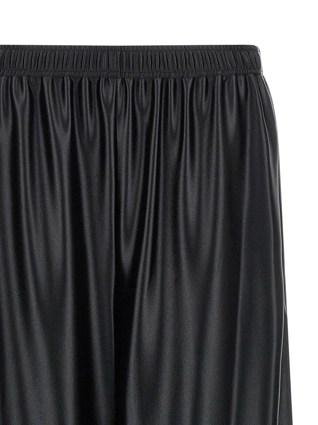 Black Polyester Joggers (Workout Pants)