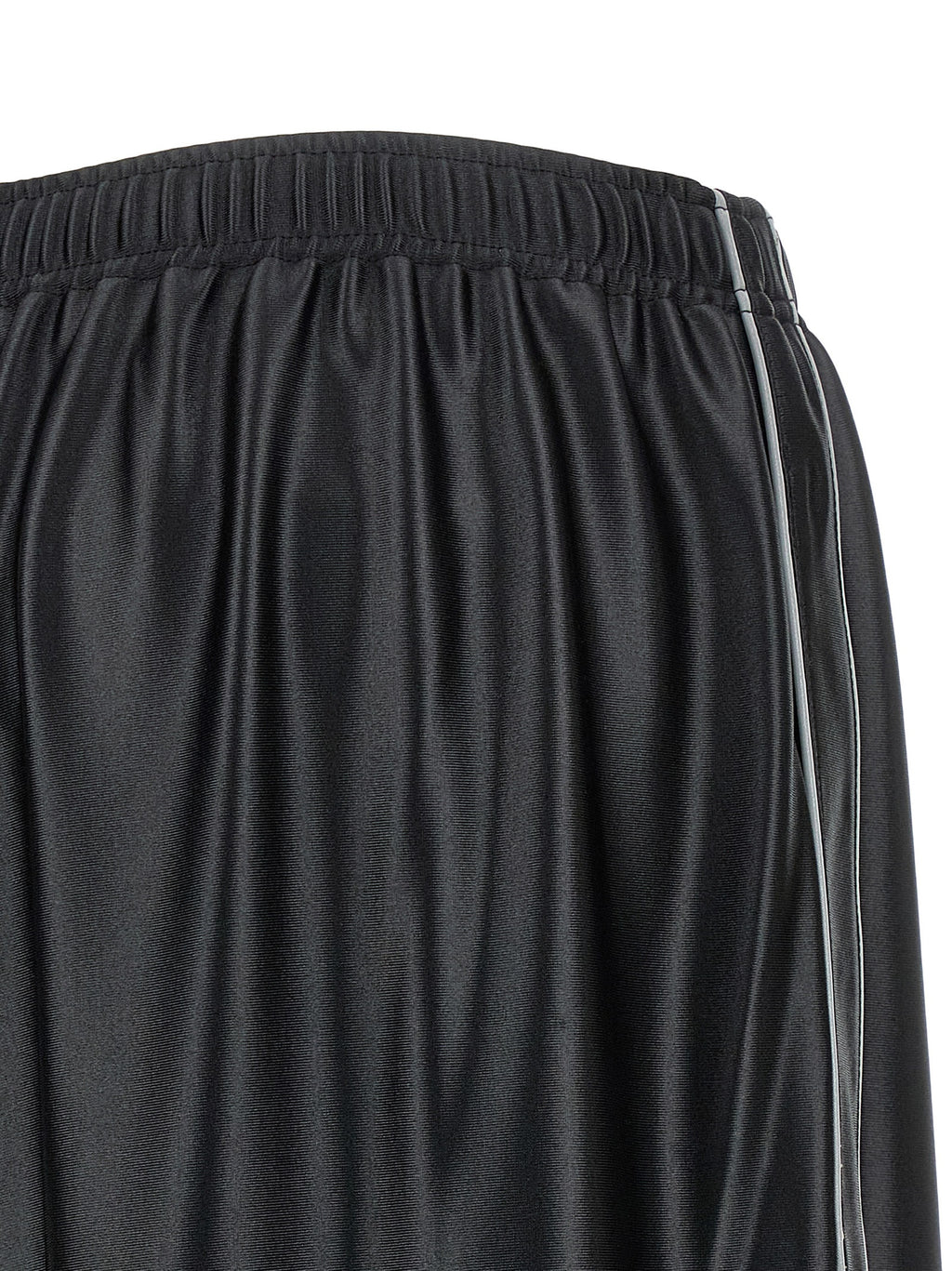 Black Polyester Joggers (Workout Pants)