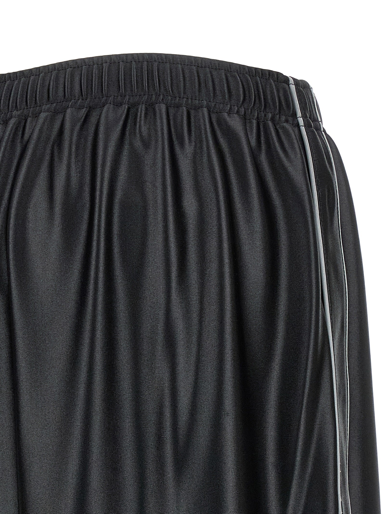 Black Polyester Joggers (Workout Pants)