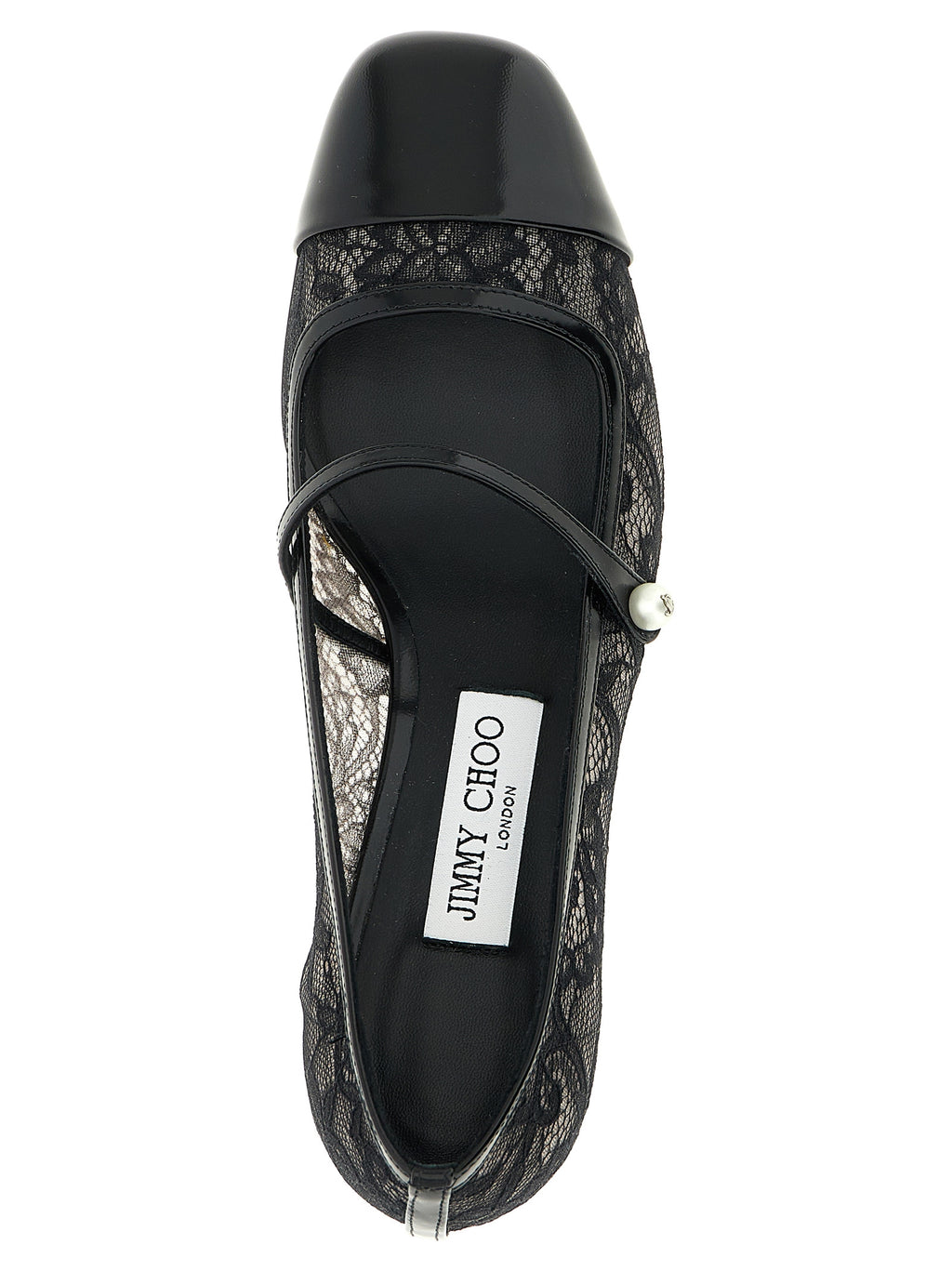 Black Tencel Mid Heel Pumps