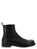 Black Calfskin Chelsea Boots