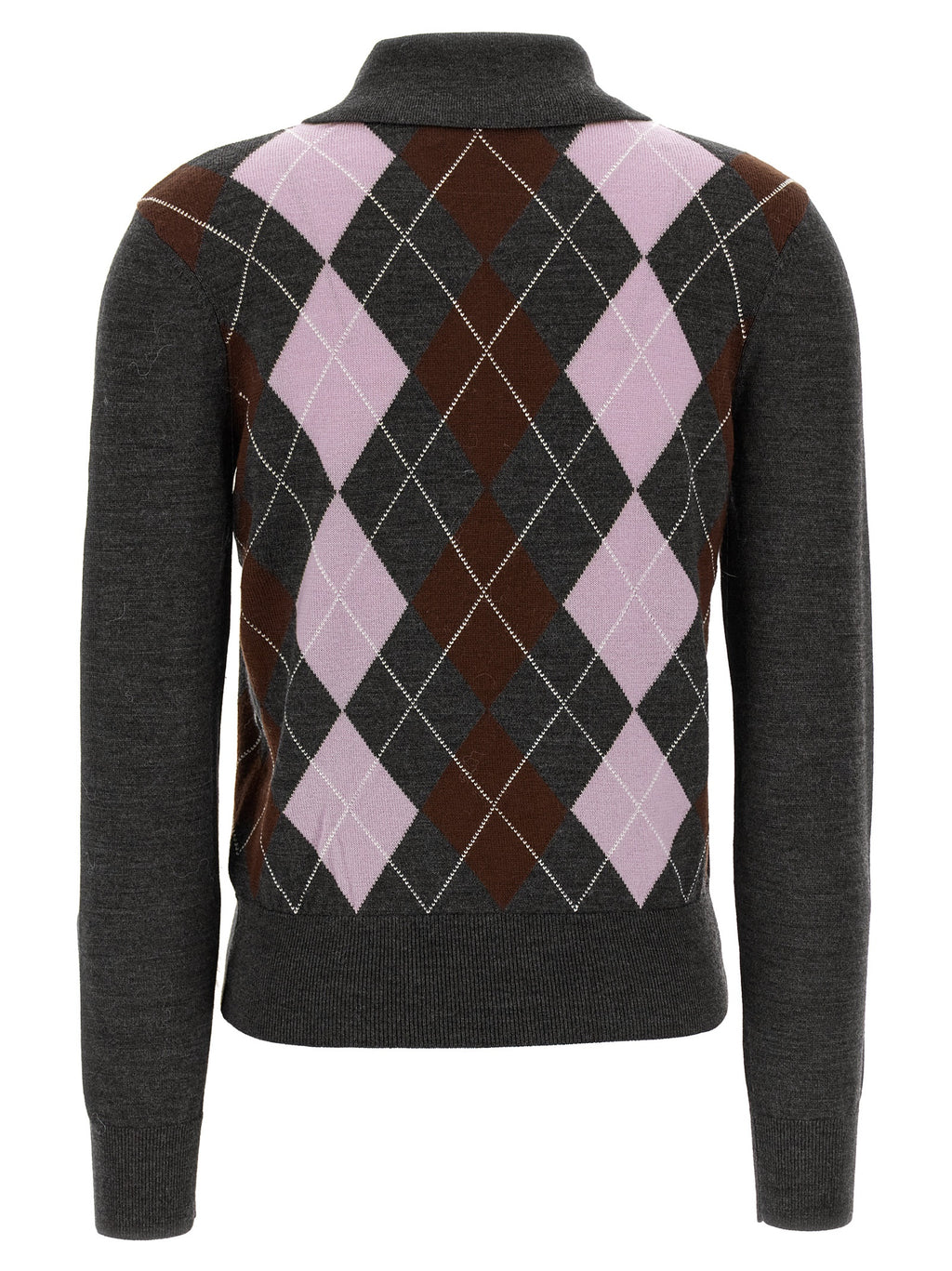 Gray Wool Cardigan