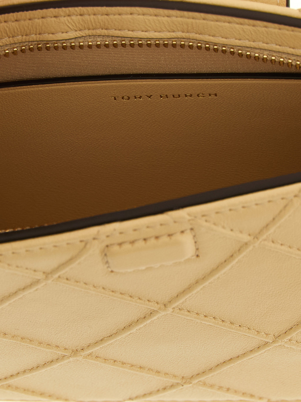 Beige Lamb Leather Cardholder