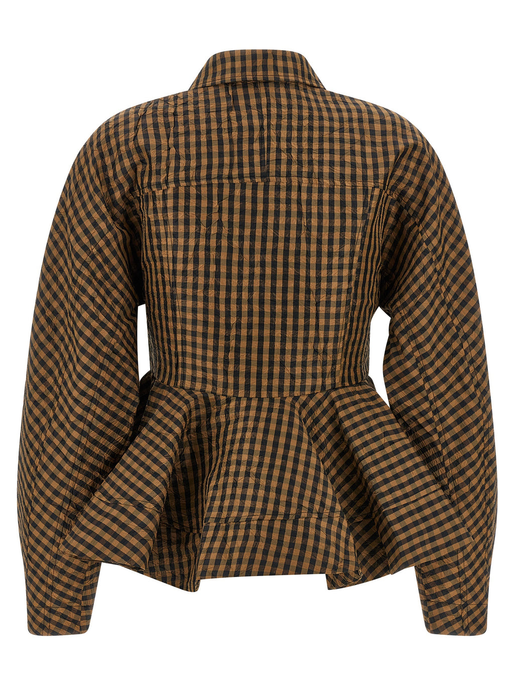 Brown Recycled Polyester Blouse