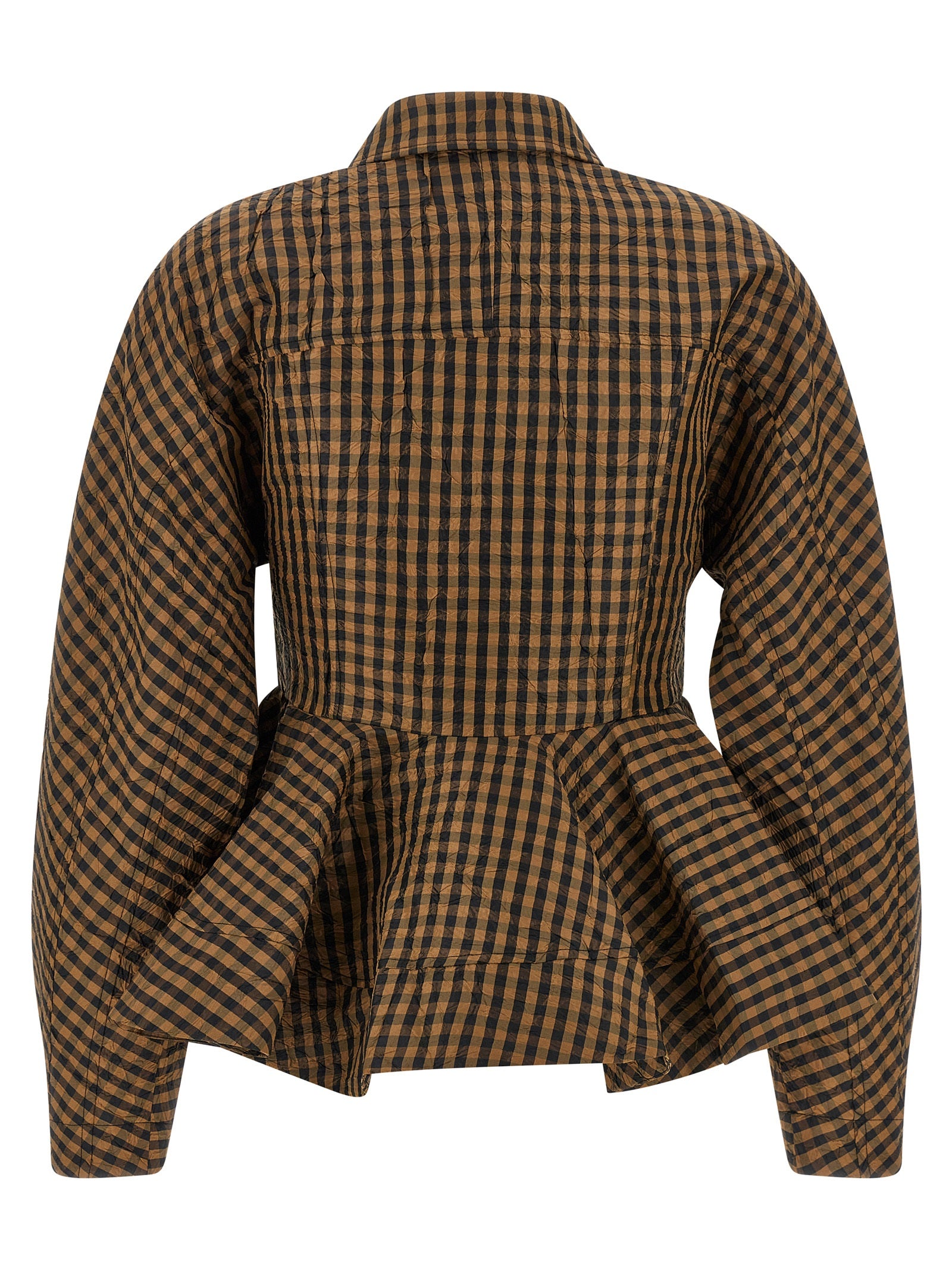 Brown Recycled Polyester Blouse