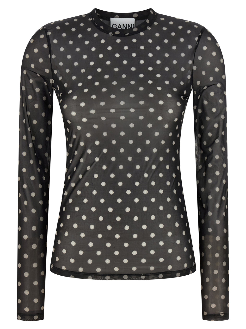 Black Polyester Sweatshirt