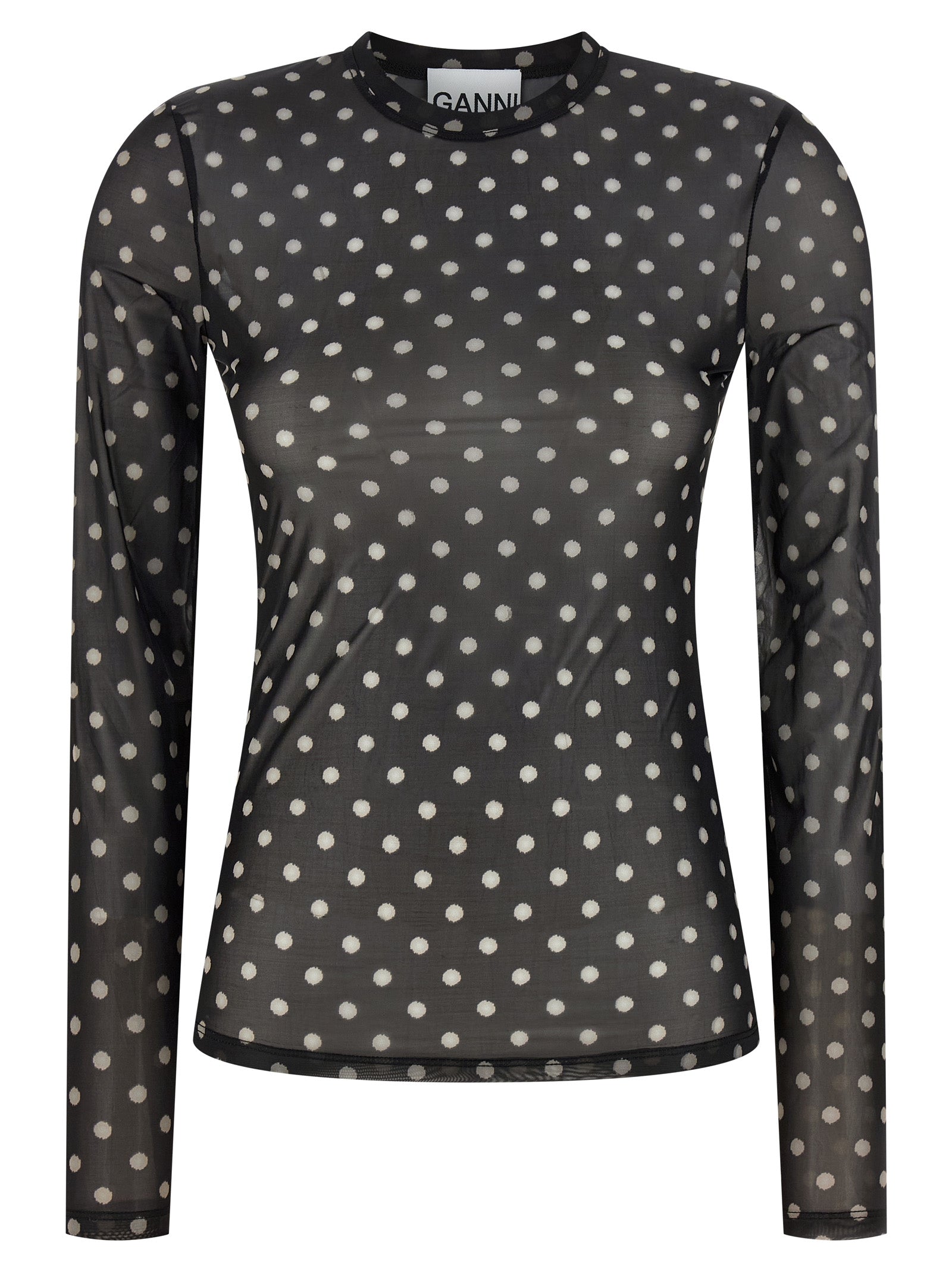 Black Polyester Sweatshirt