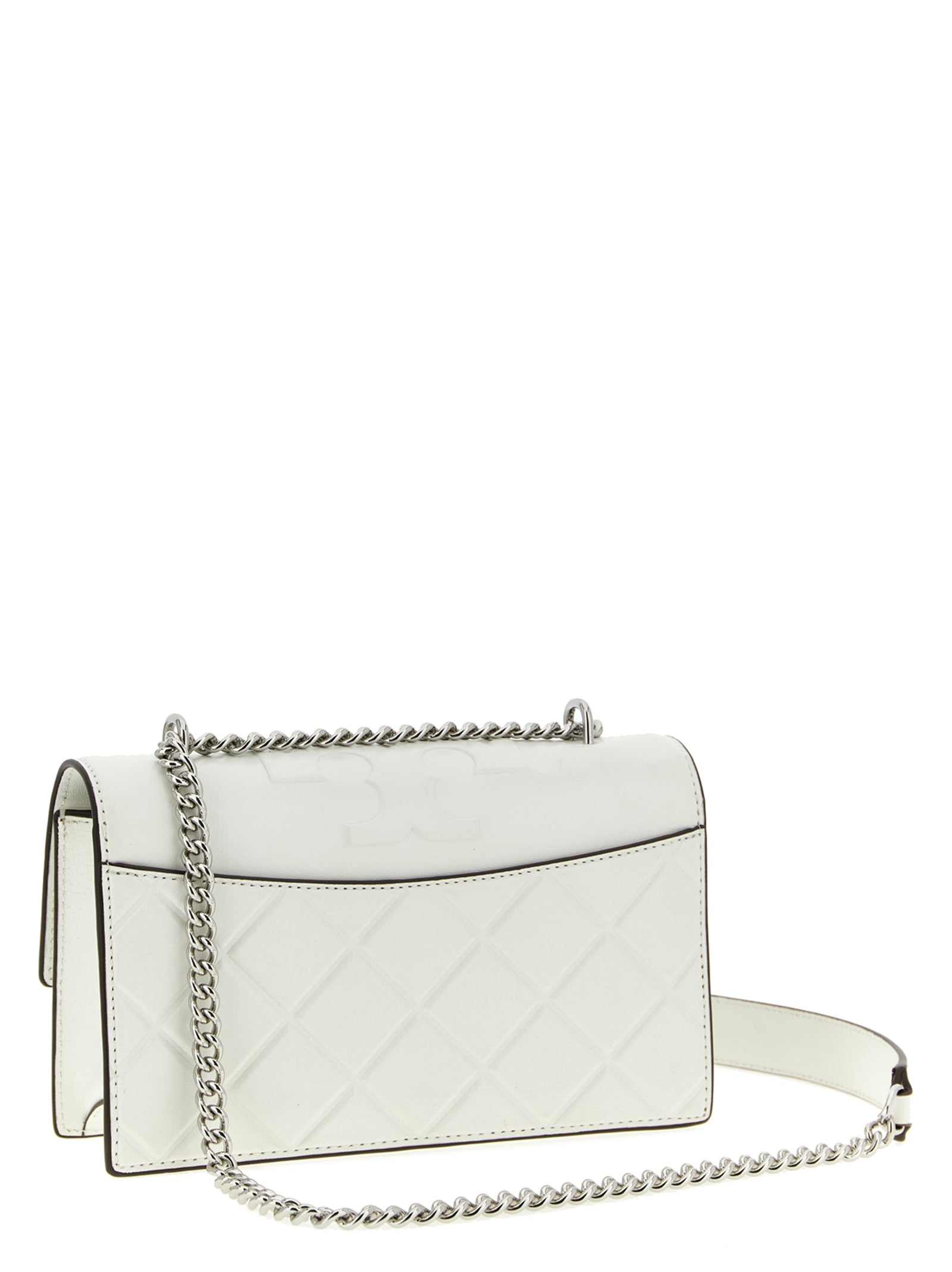 White Goatskin Crossbody Bag