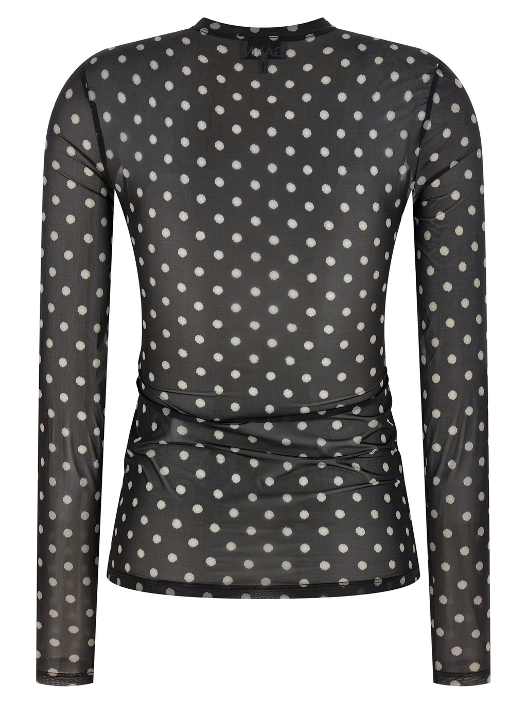 Black Polyester Sweatshirt
