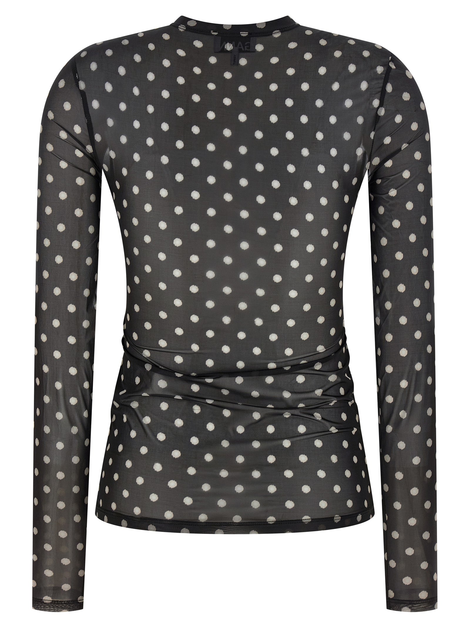 Black Polyester Sweatshirt