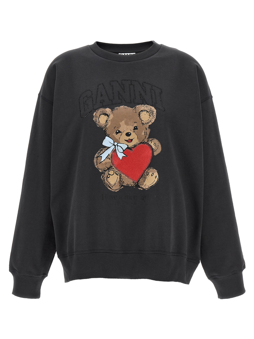 Black Organic Cotton Sweatshirt