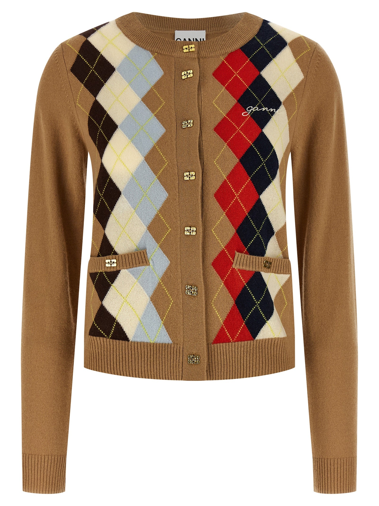 Beige Wool Cardigan