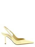 Bicolor Calfskin High Heel Pumps