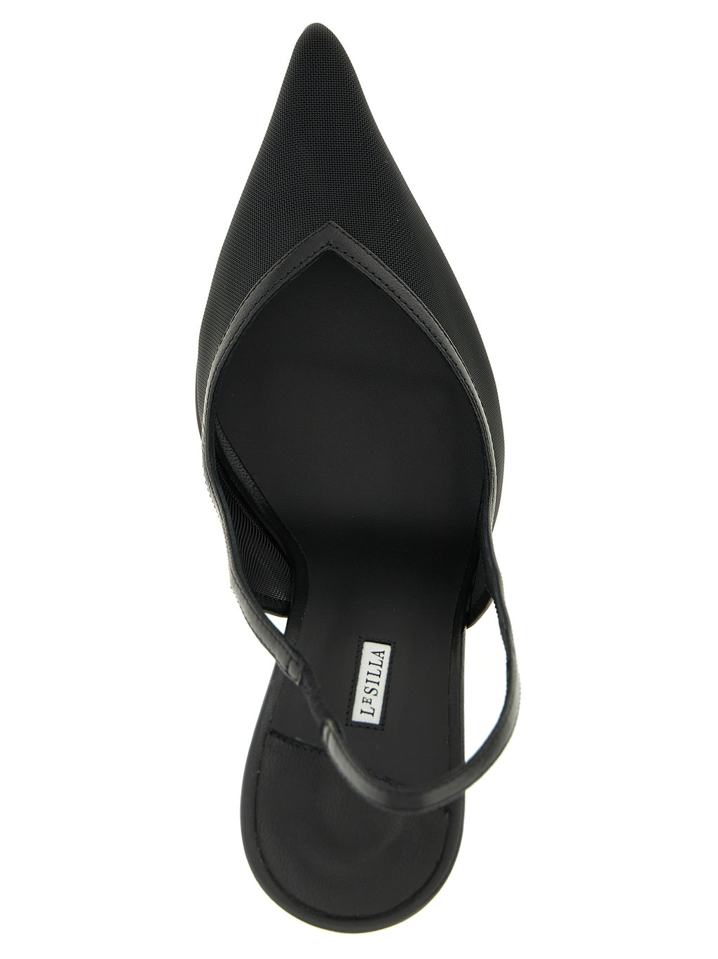 Black Polyamide High Heel Pumps