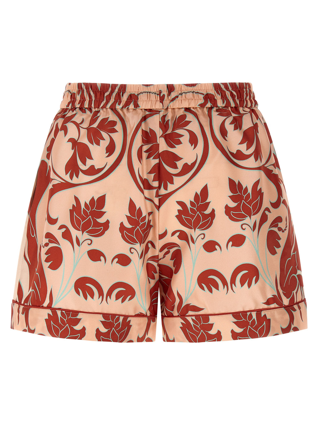 Multicolor Silk Bermuda Shorts