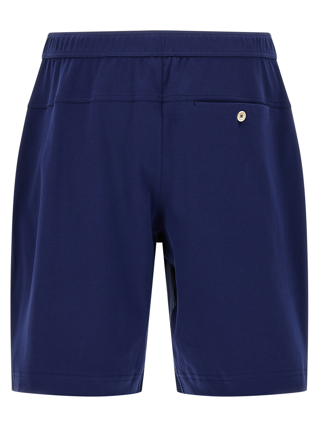 Blue Cotton Bermuda Shorts