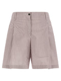 Multicolor Cotton Bermuda Shorts
