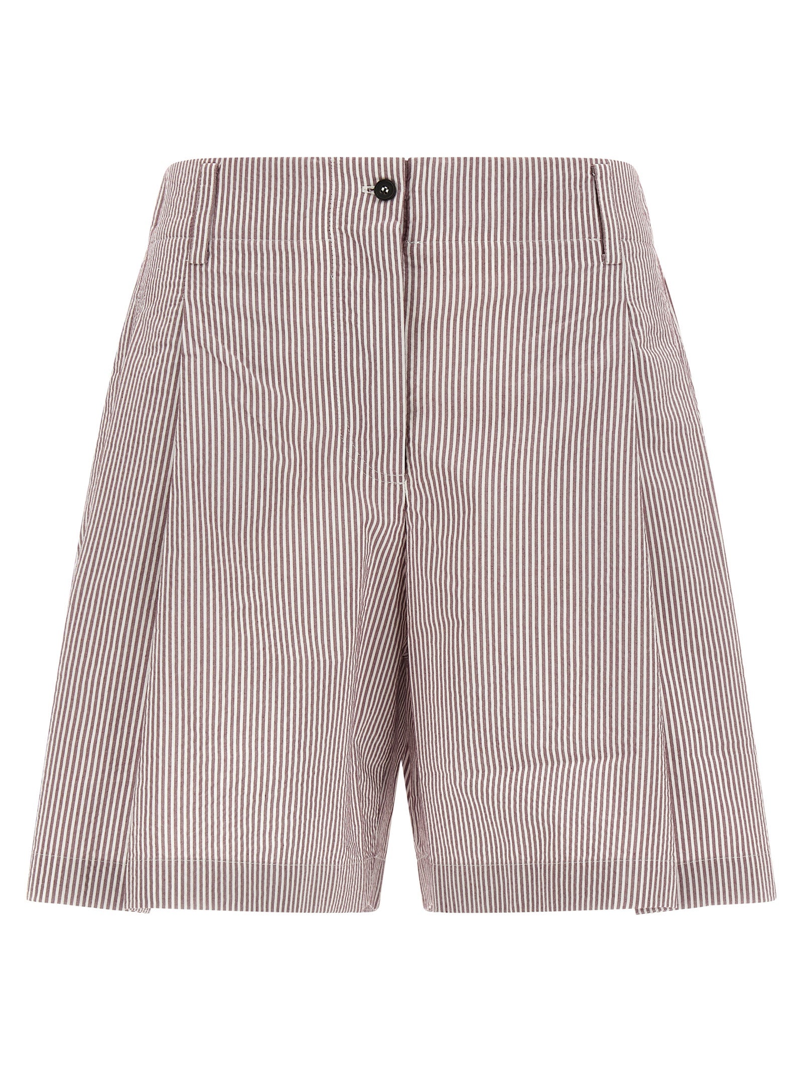 Multicolor Cotton Bermuda Shorts