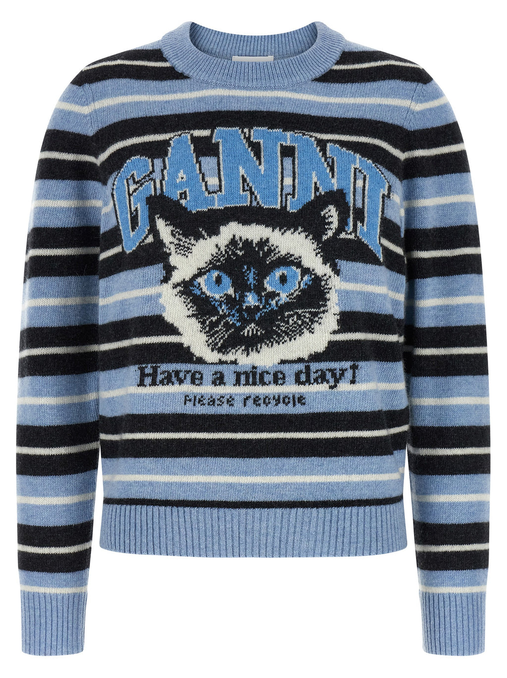 Blue Wool Cardigan
