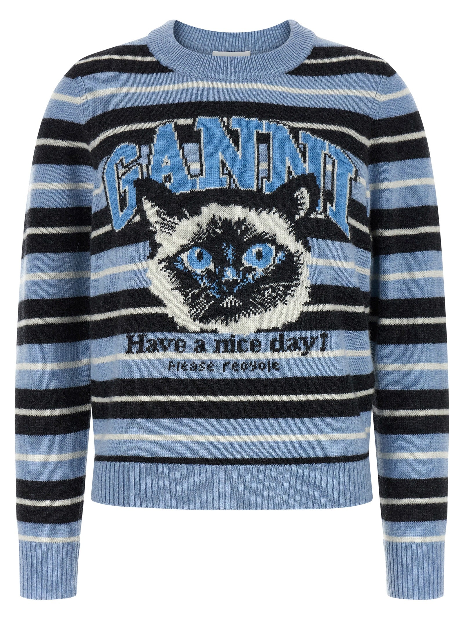 Blue Wool Cardigan