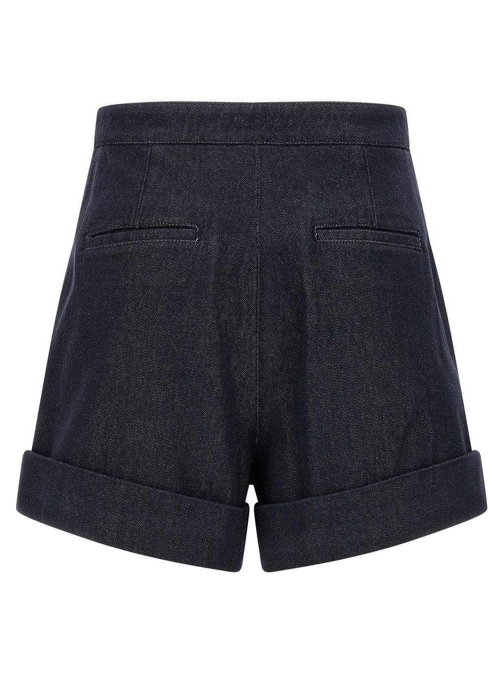 Blue Cotton Bermuda Shorts