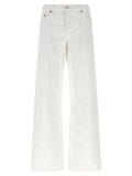 White Cotton Jeans Denim