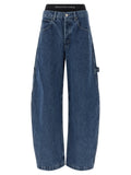 Blue Cotton Relaxed Fit Jeans