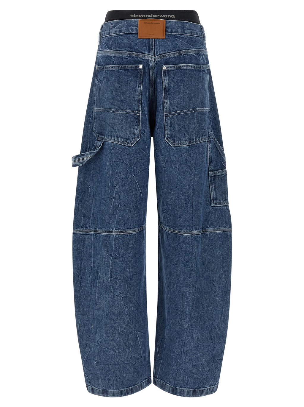 Blue Cotton Relaxed Fit Jeans