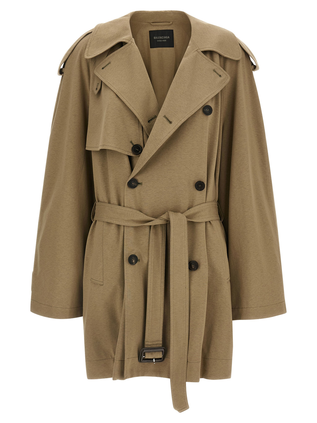 Beige Cotton Coat