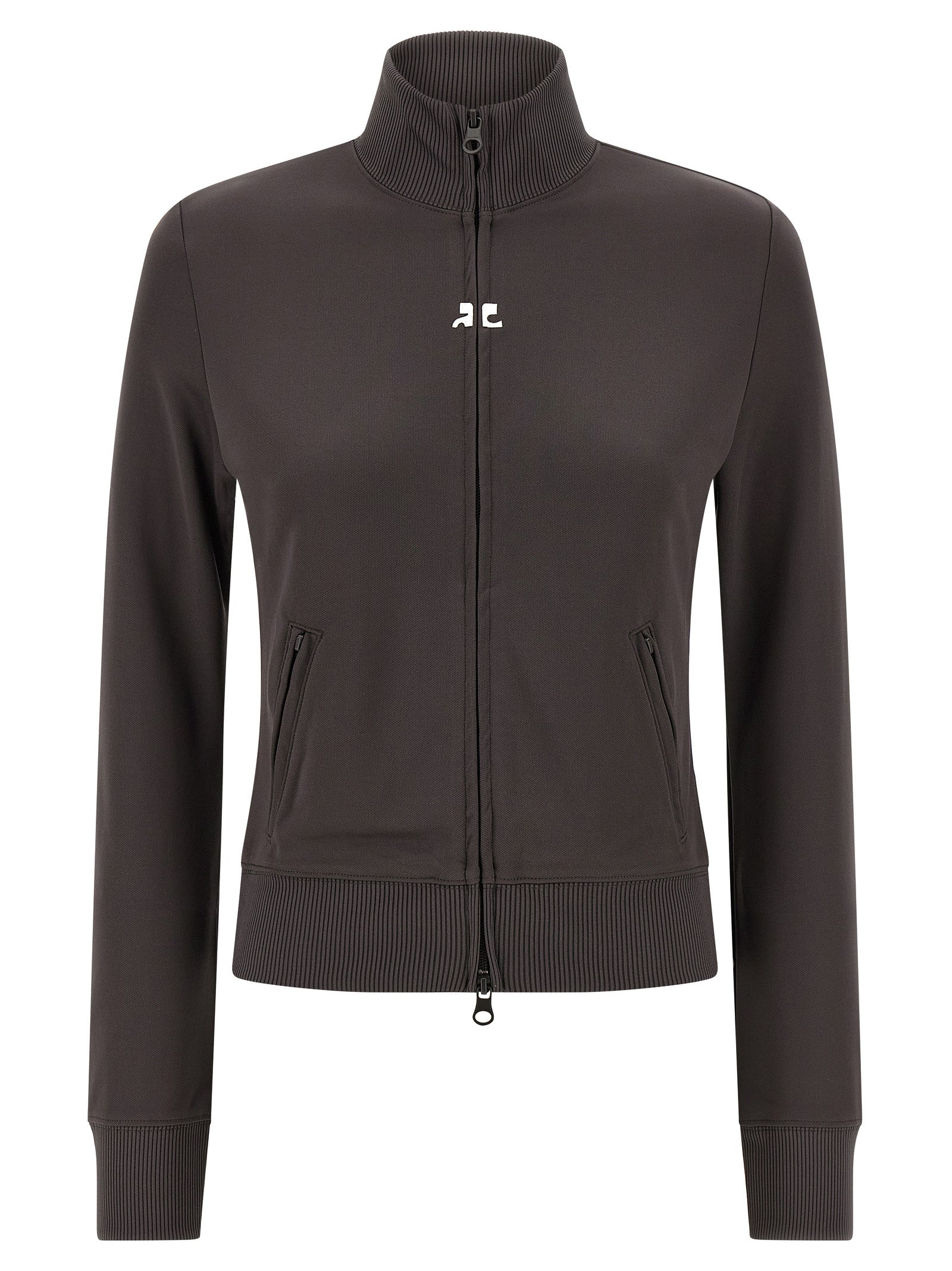 Gray Polyester Sweatshirt