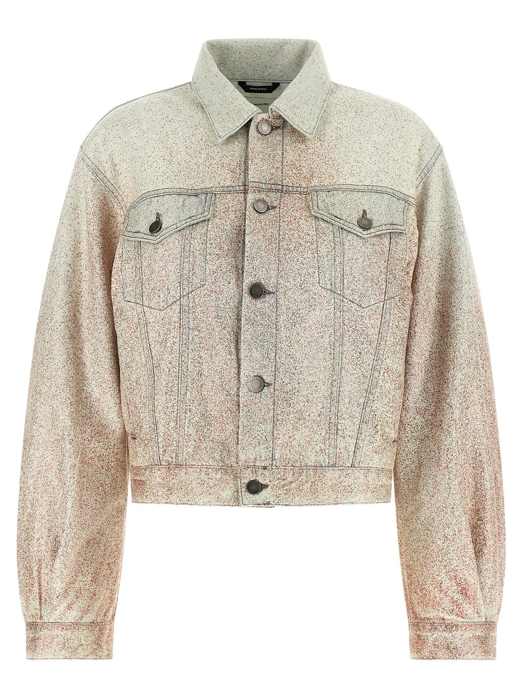 Gray Cotton Denim Jacket