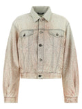 Gray Cotton Denim Jacket