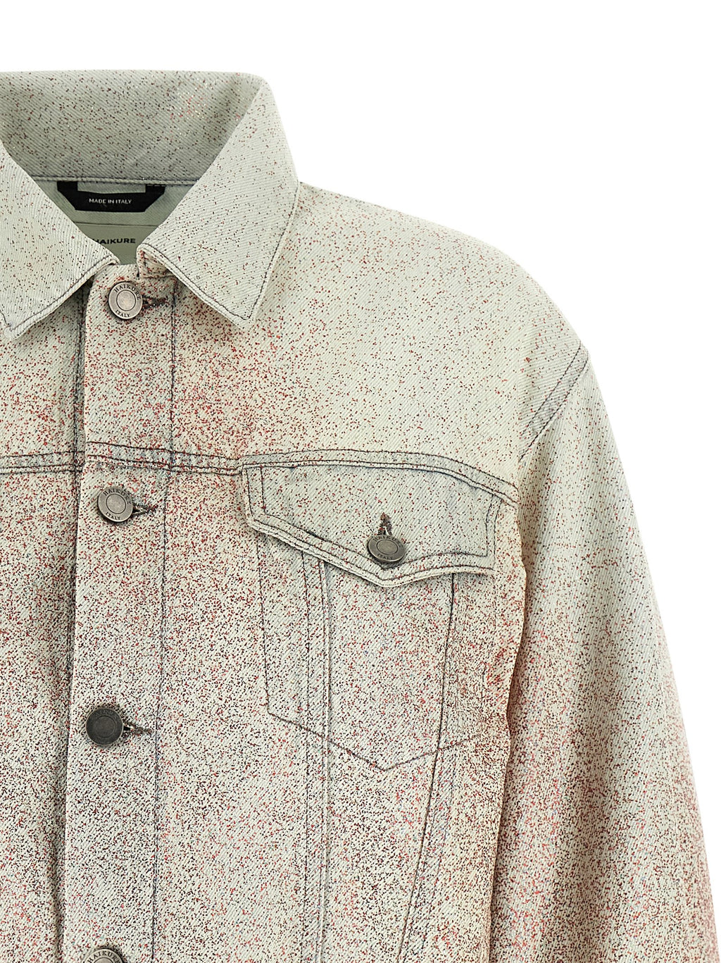 Gray Cotton Denim Jacket