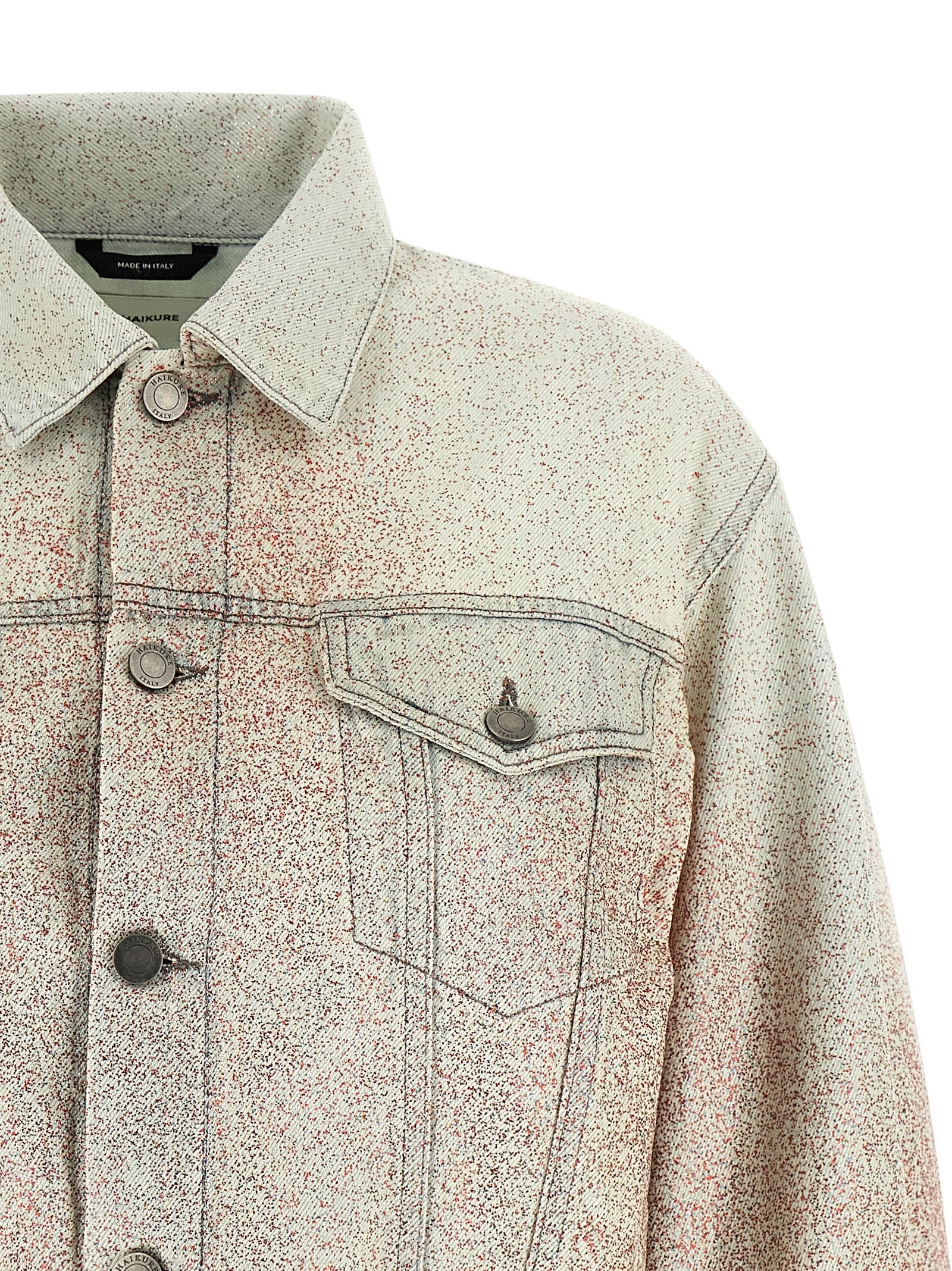 Gray Cotton Denim Jacket