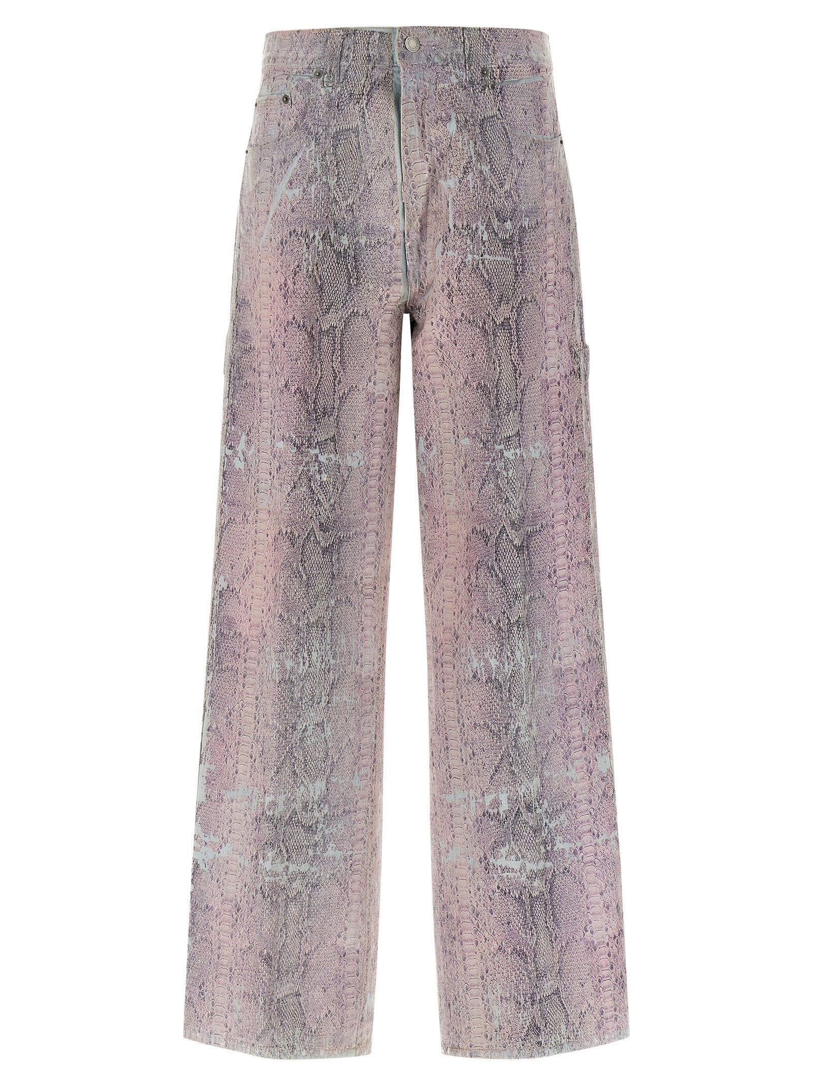 Multicolor Polyester Jeans Denim