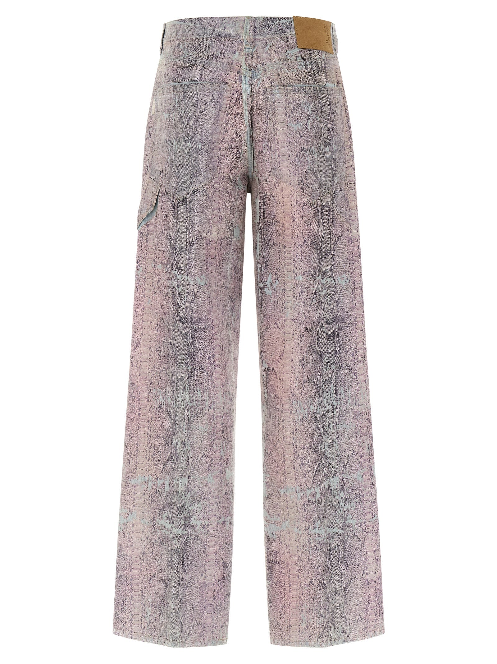 Multicolor Polyester Jeans Denim