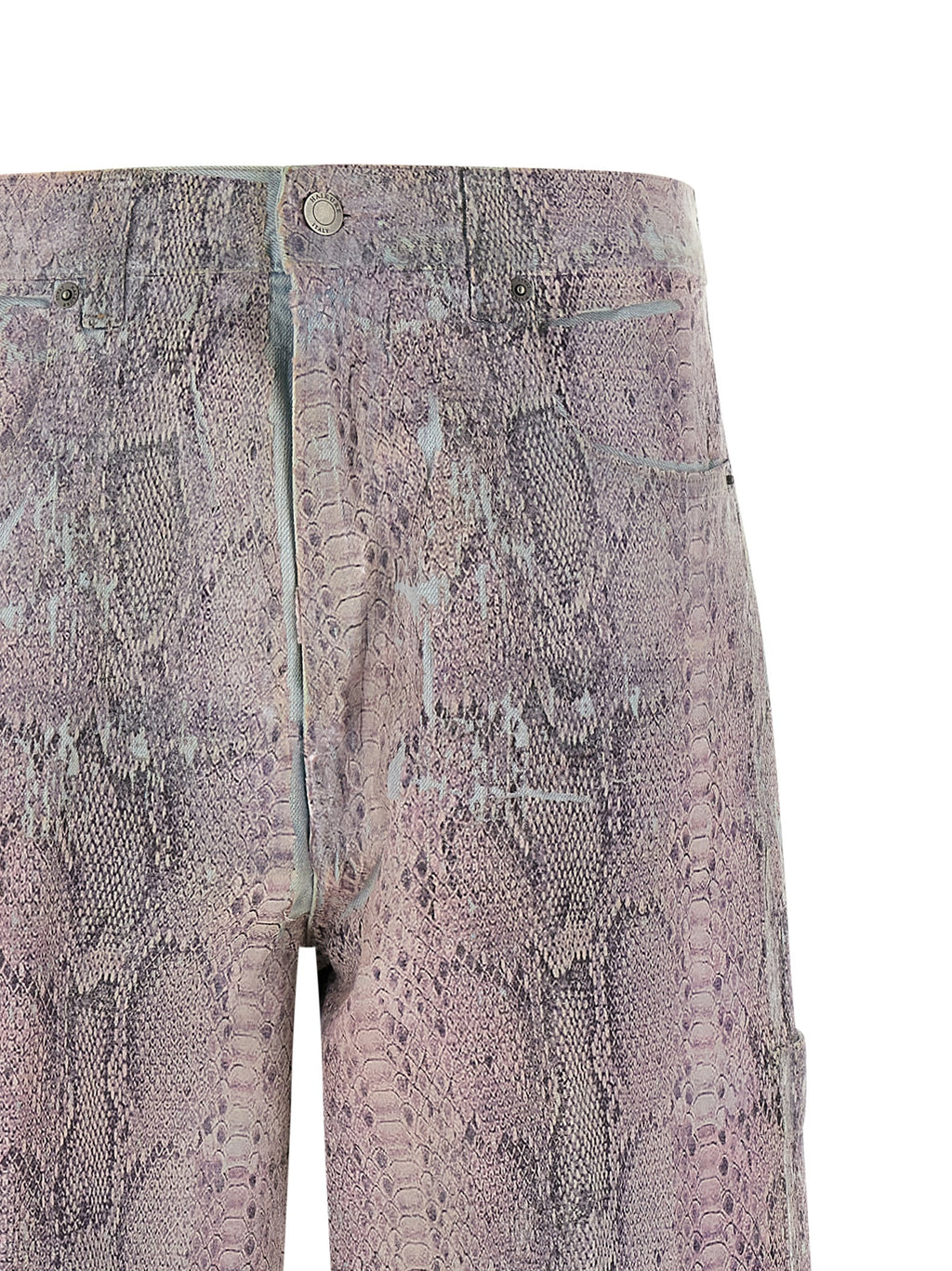 Multicolor Polyester Jeans Denim