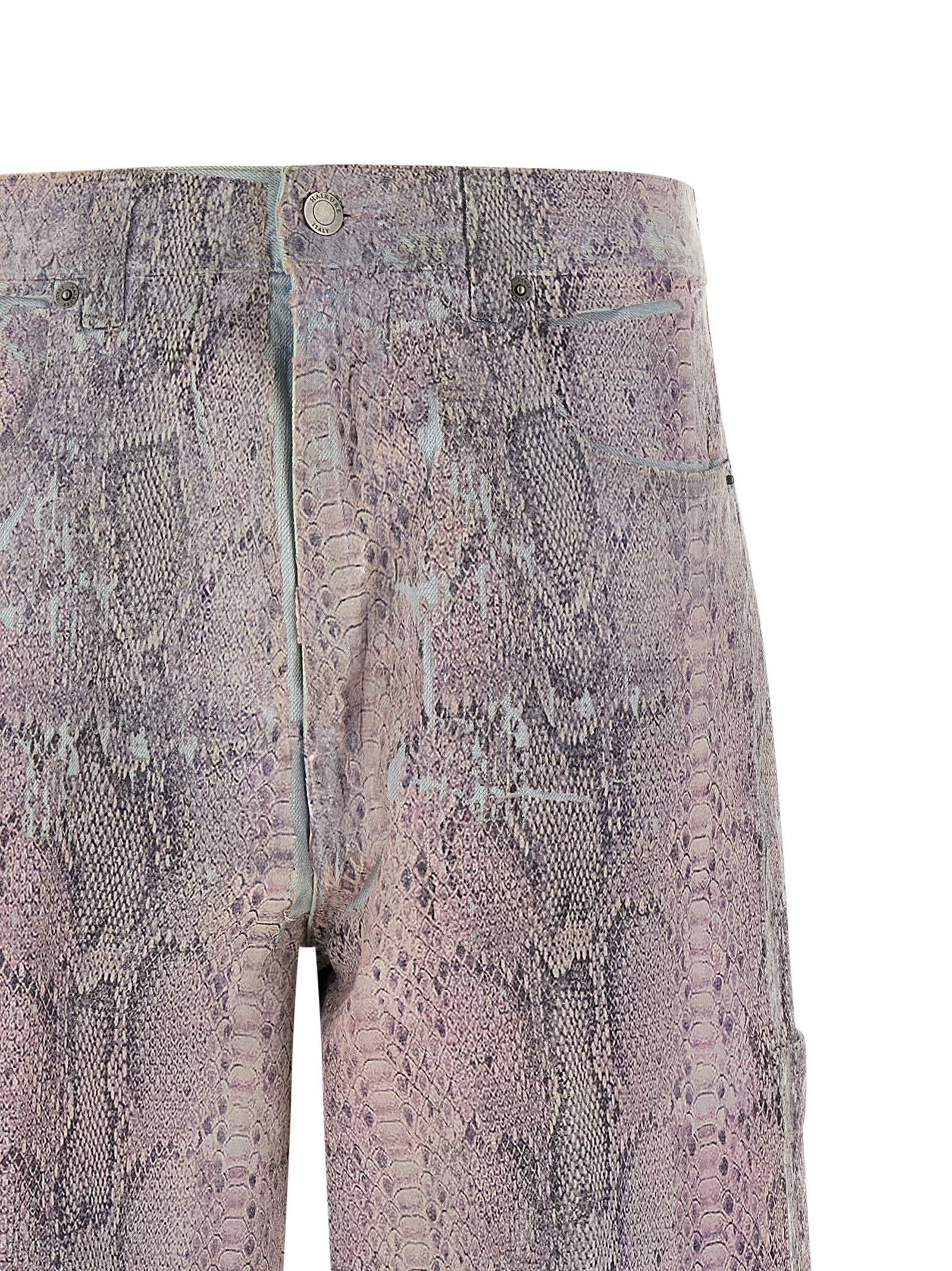 Multicolor Polyester Jeans Denim