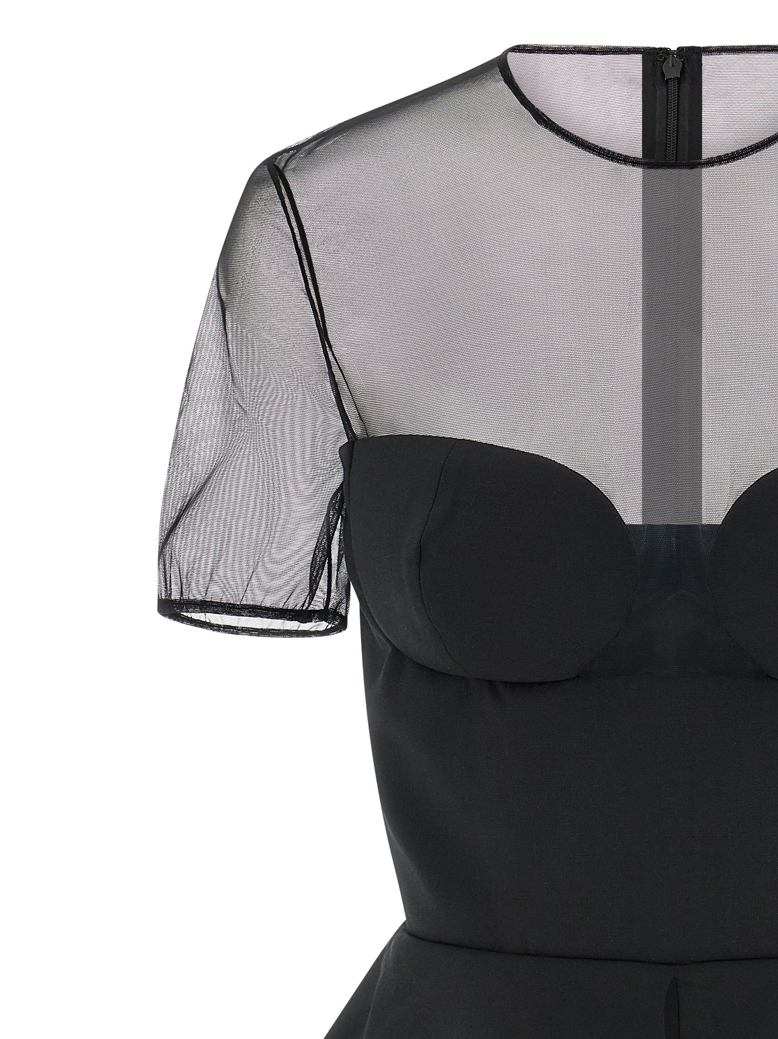 Black Virgin Wool Tank Tops