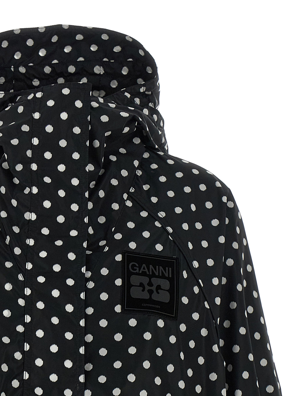 Bicolor Recycled Polyamide Shell Jacket