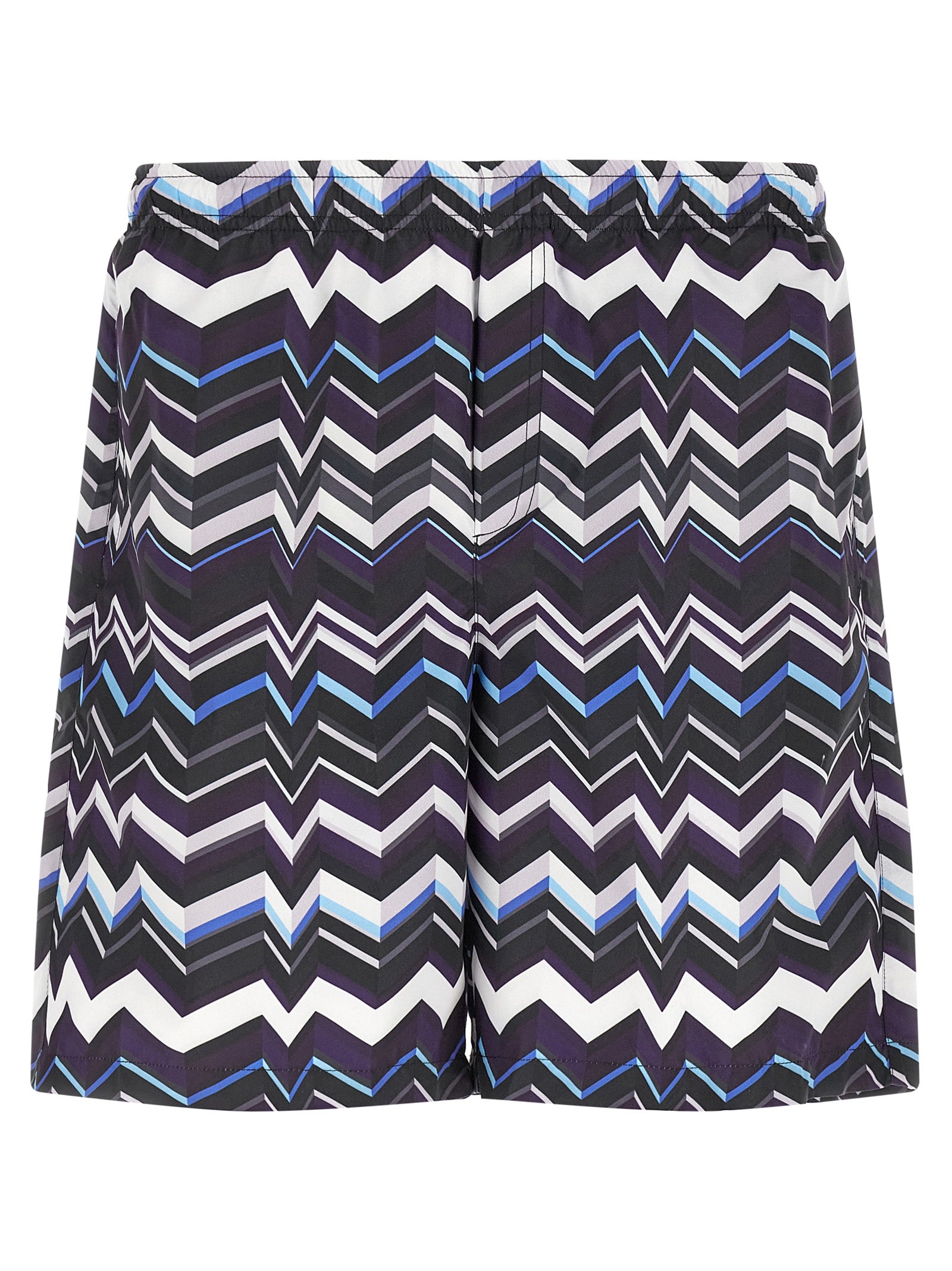 Multicolor Polyester Swim Shorts