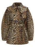 Brown Recycled Polyamide Coat