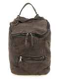 Brown Lamb Leather Backpack