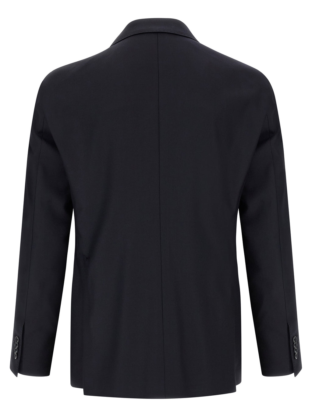 Blue Virgin Wool Two-Piece Suit