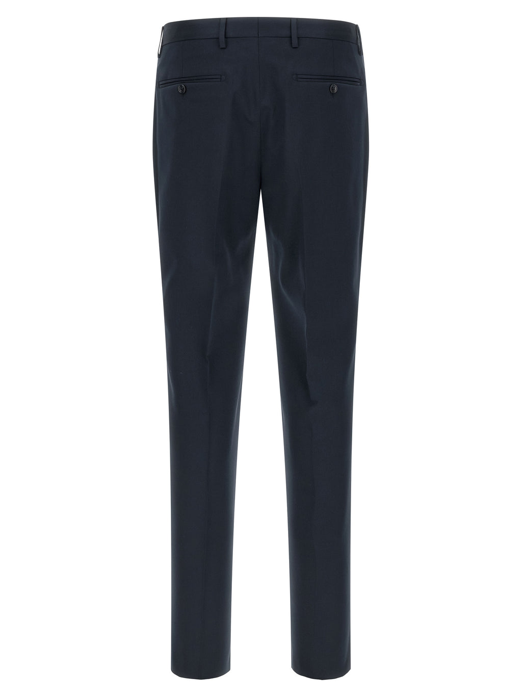 Blue Virgin Wool Two-Piece Suit