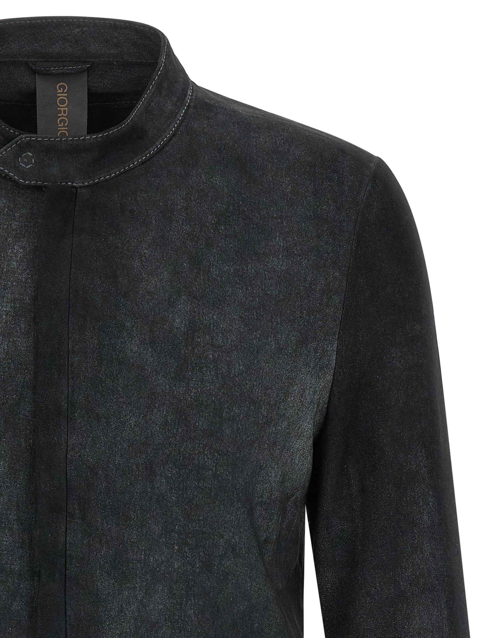 Black Lamb Leather Leather Jacket