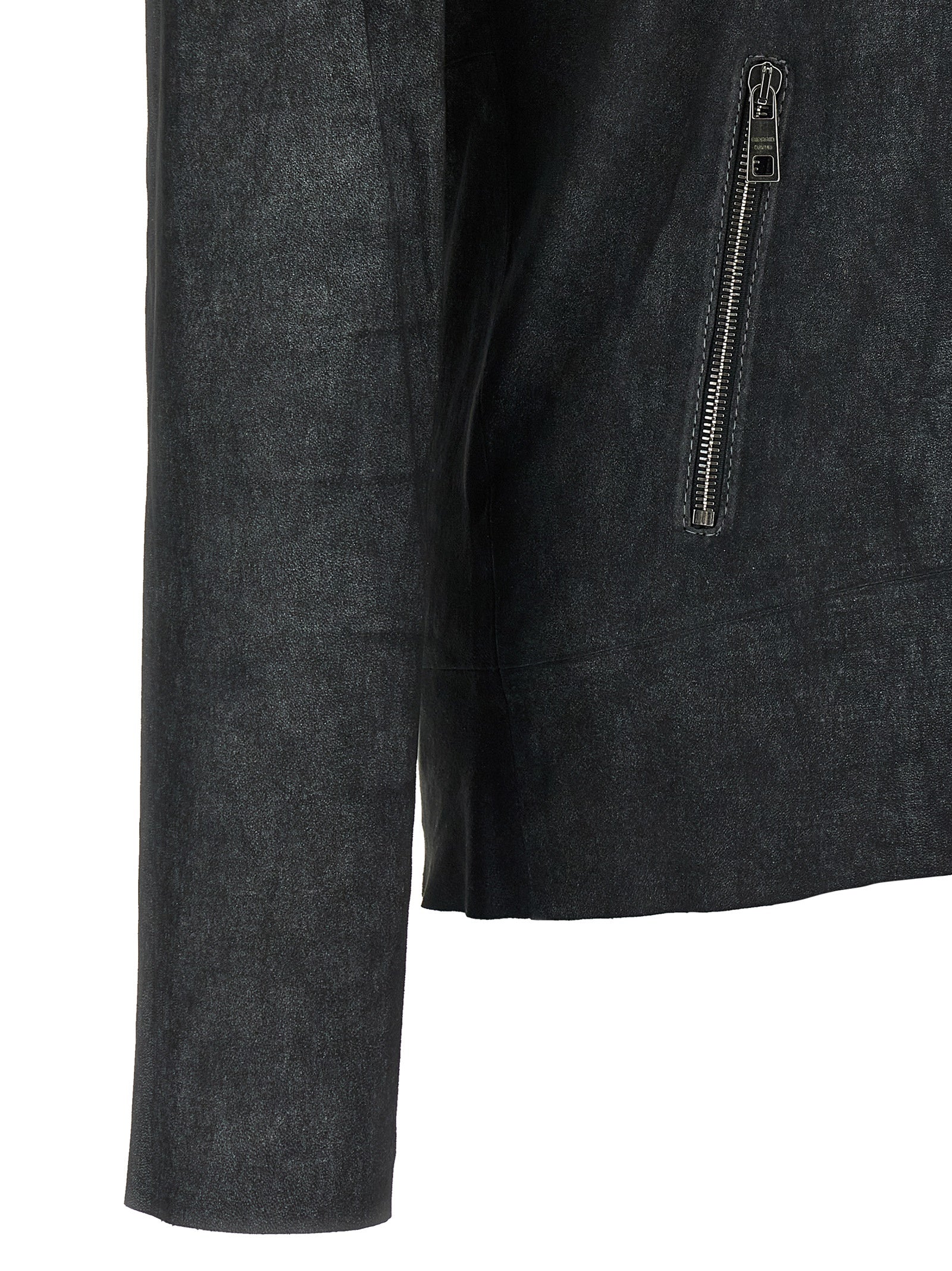 Black Lamb Leather Leather Jacket