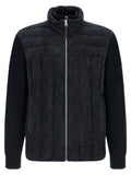 Blue Virgin Wool Full-Length Jacket