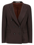 Brown Virgin Wool Blazer